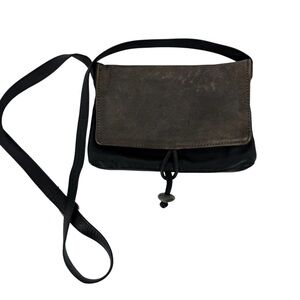 Indian Summer Anita Jackel Designs Leather Crossbody Bag Black Grey Pebble Stone